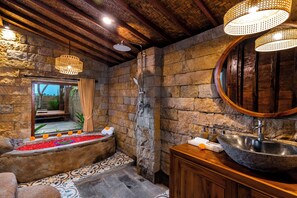 Villa, 1 Schlafzimmer, eigener Pool | Badezimmer