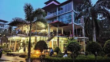 Voorkant van accommodatie