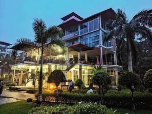 Voorkant van accommodatie