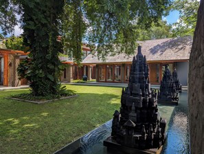 Villa, 4 habitaciones, piscina privada | Vistas al jardín