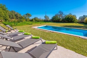 Outdoor pool - SES SET TANQUES DE SON FOSQUET - Nice villa with private pool and free Wifi (Llucmajor)
