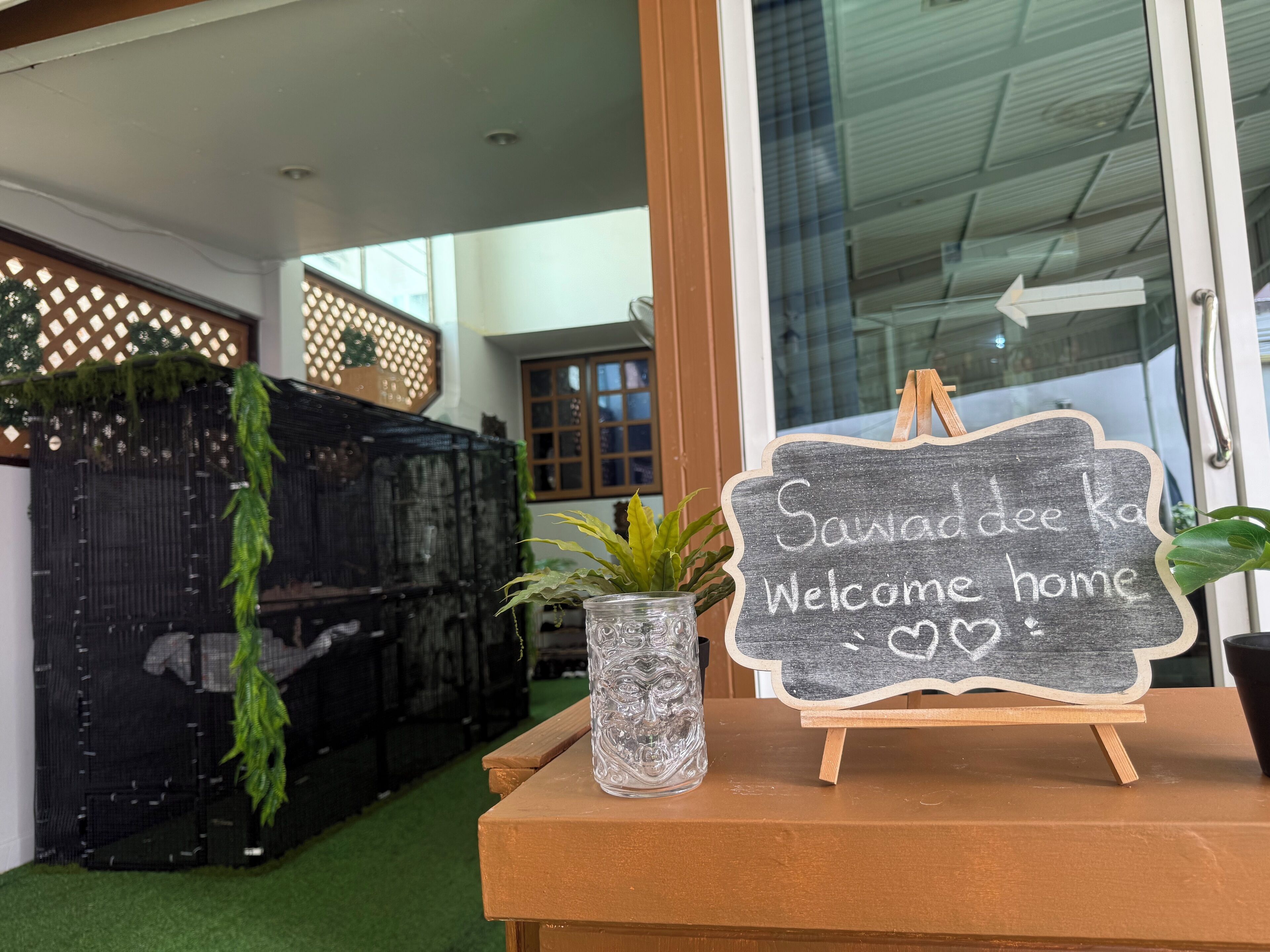 Façade de l’hébergement