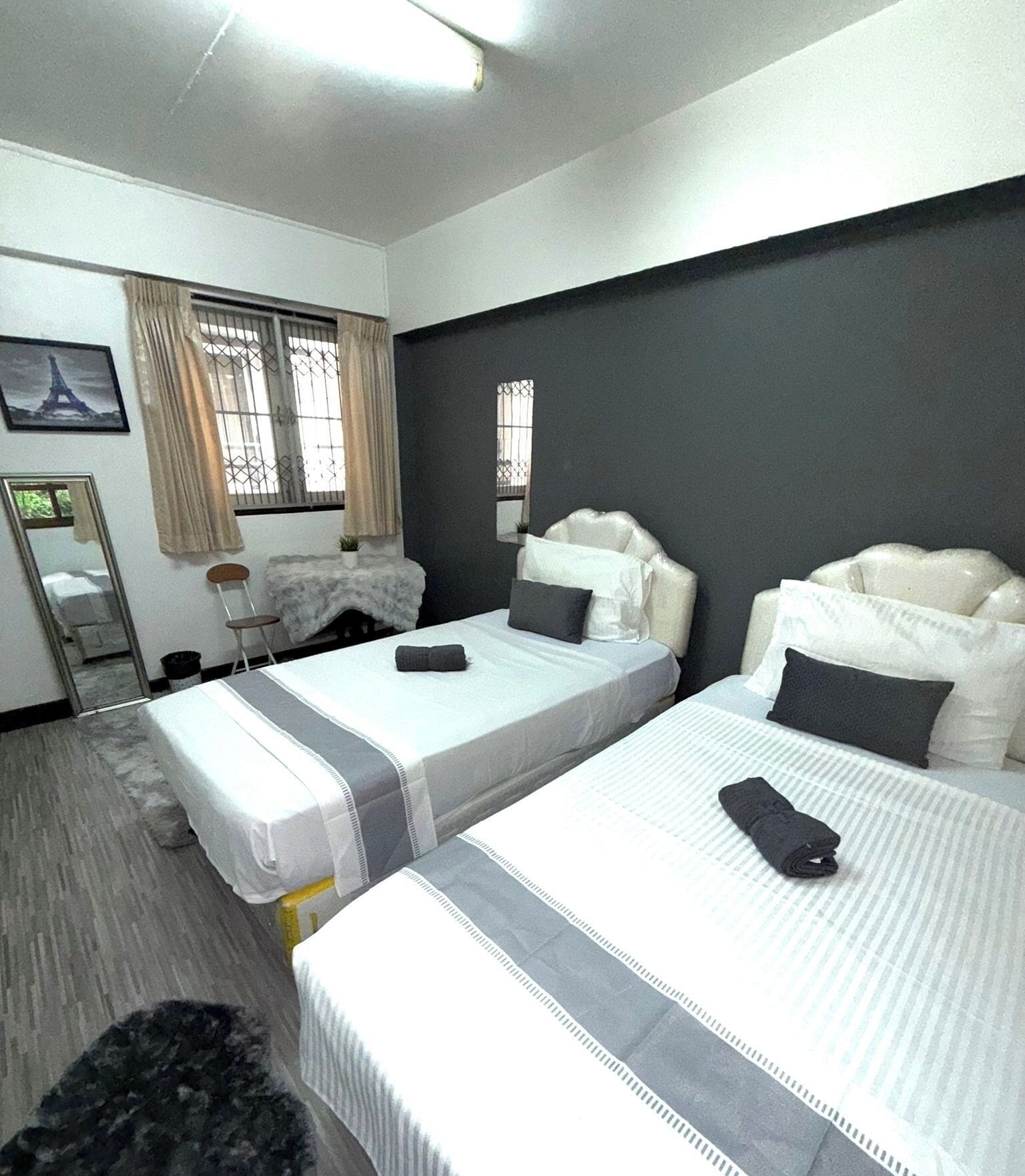 Habitación con 1 cama matrimonial o 2 individuales | Wifi gratis 