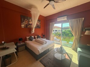 Deluxe Double Room, Balcony | Blackout drapes, iron/ironing board, free WiFi - Alura Guesthouse (Karon)