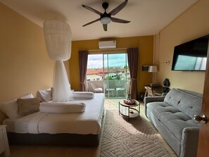 Deluxe Double Room, Balcony, Mountain View | Blackout drapes, iron/ironing board, free WiFi - Alura Guesthouse (Karon)