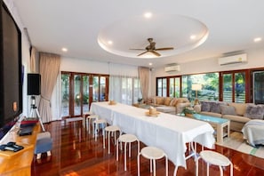 Living area - Hide & Seek River Villa (Si Prachan)