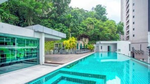 Outdoor pool - Carlton, Chelsea at Plaza Damas 3, Sri Hartamas by COBNB (Kuala Lumpur)