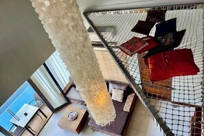 Living area - 3 bedroom Penthouse at Asiana Villas in Boracay 5 minutes walk to White Beach (Boracay Island)