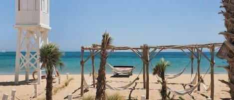Private beach nearby
