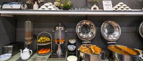 Gratis morgenmadsbuffet hver dag