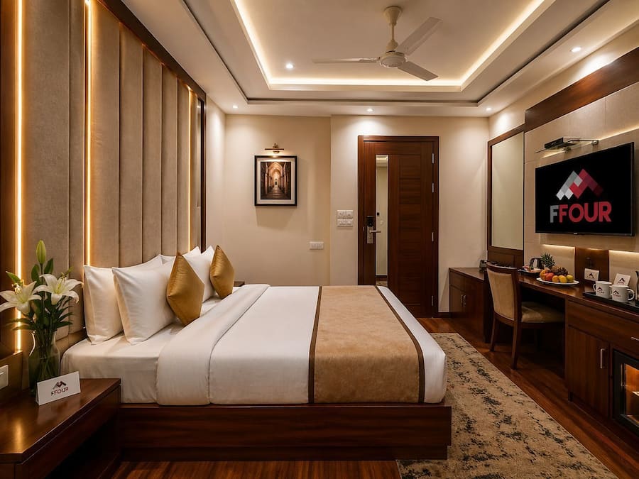 Deluxe Room, City View | Minibar, laptop workspace, iron/ironing board, free WiFi