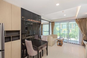 Standard Apartment, Balcony, Pool View