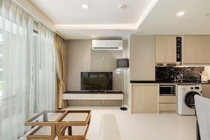 Standard Apartment, Balcony, Pool View