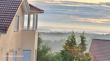 Blick von der Unterkunft