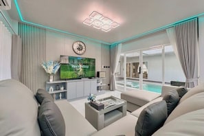 Living area - The value of time pool villa Khaoyai (Pak Chong)