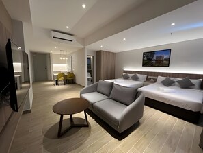 ห้องซูพีเรียดับเบิล | โต๊ะทำงาน, เตารีด/โต๊��ะรีดผ้า, Wi-Fi ฟรี
