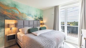 2 Schlafzimmer, Schreibtisch, kostenloses WLAN, Bettwäsche