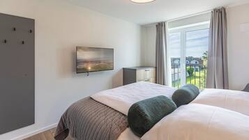 2 Schlafzimmer, Schreibtisch, kostenloses WLAN, Bettwäsche