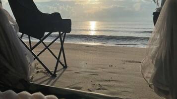 Blick von der Unterkunft