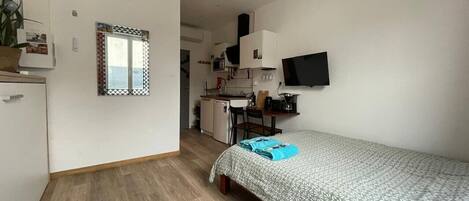 1 間睡房、熨斗/熨衫板、Wi-Fi、床單