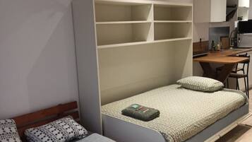 1 slaapkamer, reisbedje, wifi, beddengoed