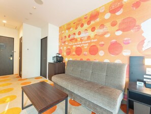 Designer Corner Twin Room, Non-Smoking | Desk, free WiFi - LiVEMAX Sakishima Cosmo Tower Hotel (Osaka)