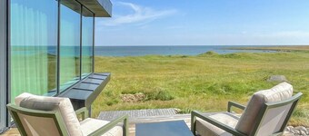 Beautiful home in Borhaug with house sea view