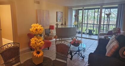 Top of the coconut, your place. Third floor condo waterview