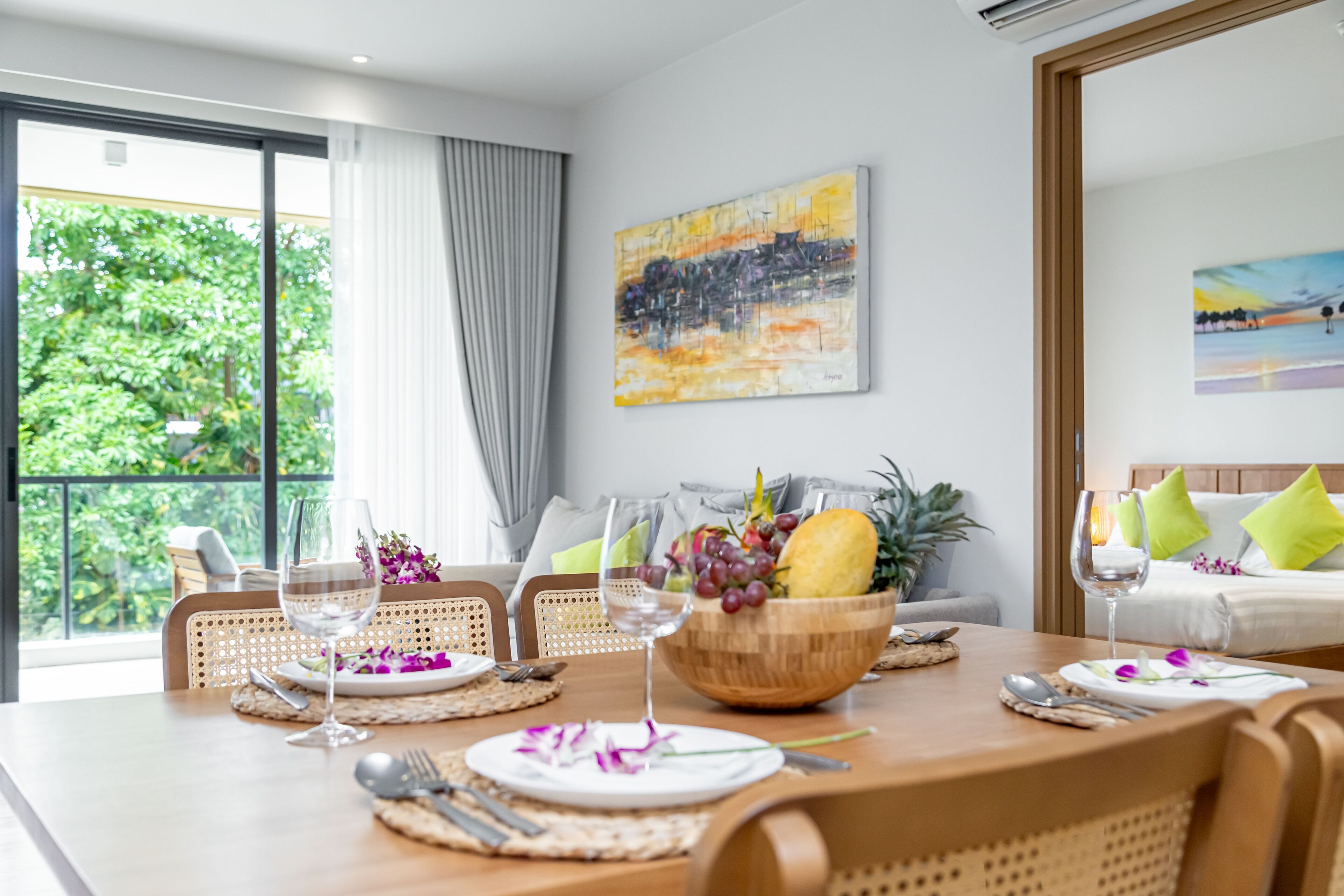 Apartment, 2 Bedrooms, Balcony | In-room dining