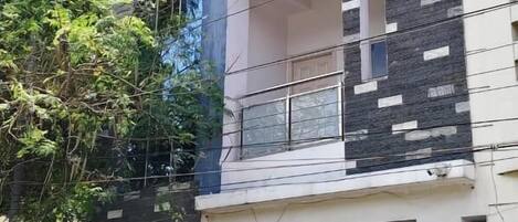 Fassade der Unterkunft