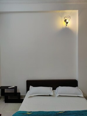 Desk, laptop workspace, iron/ironing board, free WiFi - Zivo Stays Heritage Apartments (Hyderabad)