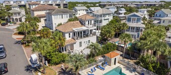 30A-Crow's Nest of Blue Mountain Beach ocean view home with private beach access