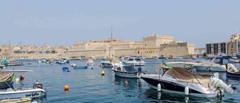 Uitzicht vanuit accommodatie