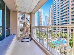 Balcony - bnbme - 29 Boulevard Tower 1 - 1 BDR (Dubai)