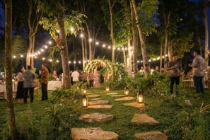 Espace banquet en plein air