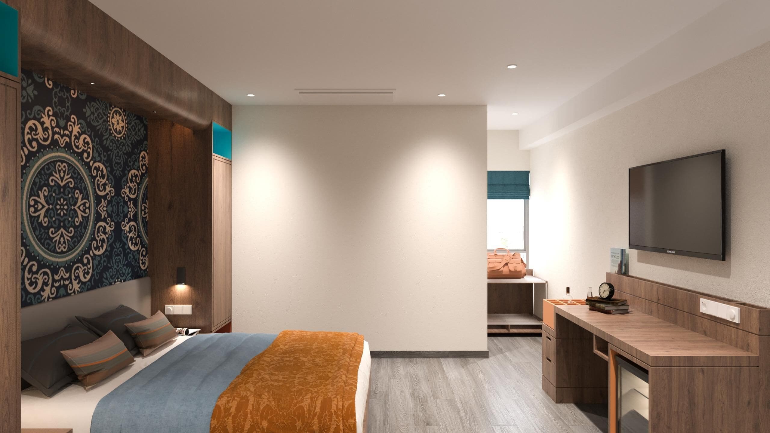 Premium bedding, in-room safe, blackout drapes, iron/ironing board