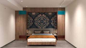 Premium bedding, in-room safe, blackout curtains, iron/ironing board