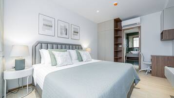 Apartamento, 2 habitaciones, cocina | Escritorio y wifi gratis