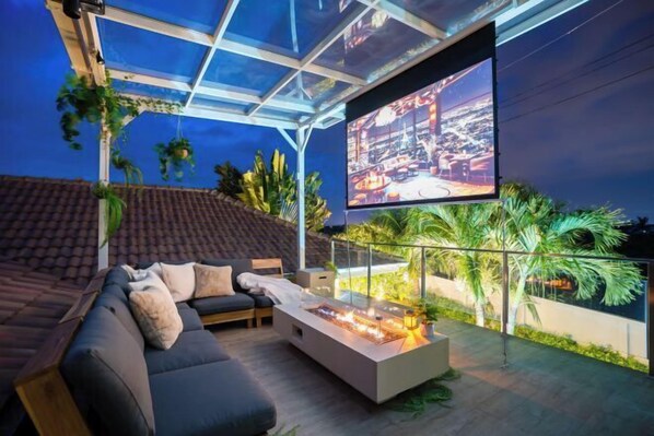 Terrace/patio - Kira Japandi Escape with Sauna & Rooftop cinema (Hua Hin)