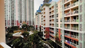 View from property - Large Caribbean 1BR Condo near Jomtien Bus Station (Pattaya)