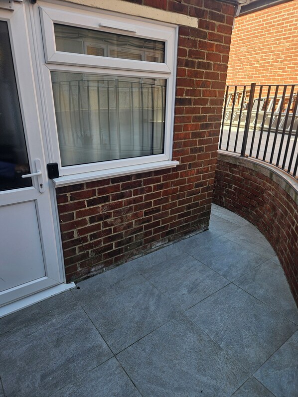 Blick von der Unterkunft