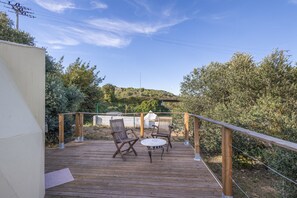 Terrace/patio - Apartment 'Suite Atrium Bubble' with Private Terrace, Wi-Fi and Air Conditioning (Canyelles)