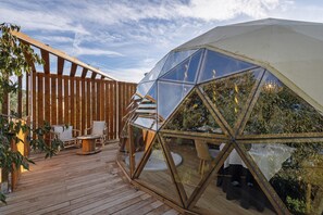 Terrace/patio - Apartment 'Bubble Suites' with Mountain View, Wi-Fi and Air Conditioning (Canyelles)