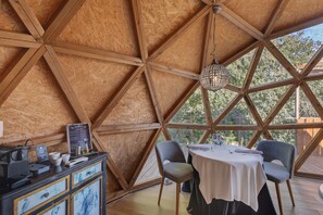 Dining - Apartment 'Bubble Suites' with Mountain View, Wi-Fi and Air Conditioning (Canyelles)