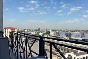 Blick von der Unterkunft