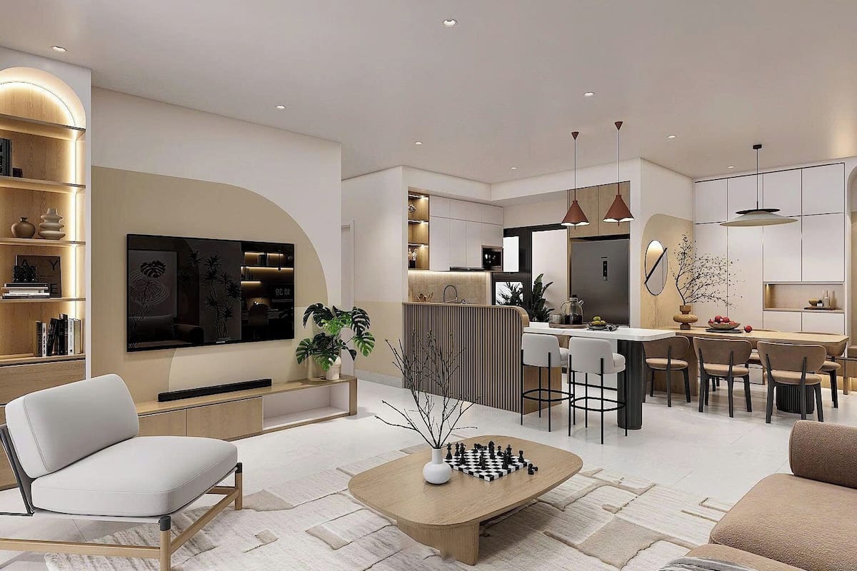 Apartament tradicional, 2 dormitoris, balcó, vistes a la ciutat | Roba de llit hipoal·lergògena, minibar i decoració individual