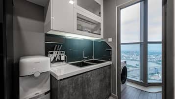 Superior Apartment, 2 Bedrooms, Balcony, City View | Hypo-allergenic bedding, minibar, individually decorated