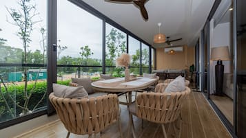 Apartment, 2 Bedrooms, Kitchen | Terrace/patio