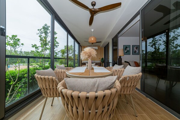 Appartement, 2 chambres, cuisine | Terrasse/Patio