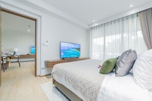 公寓, 2 间卧室, 厨房 | 办公桌、免费 WiFi